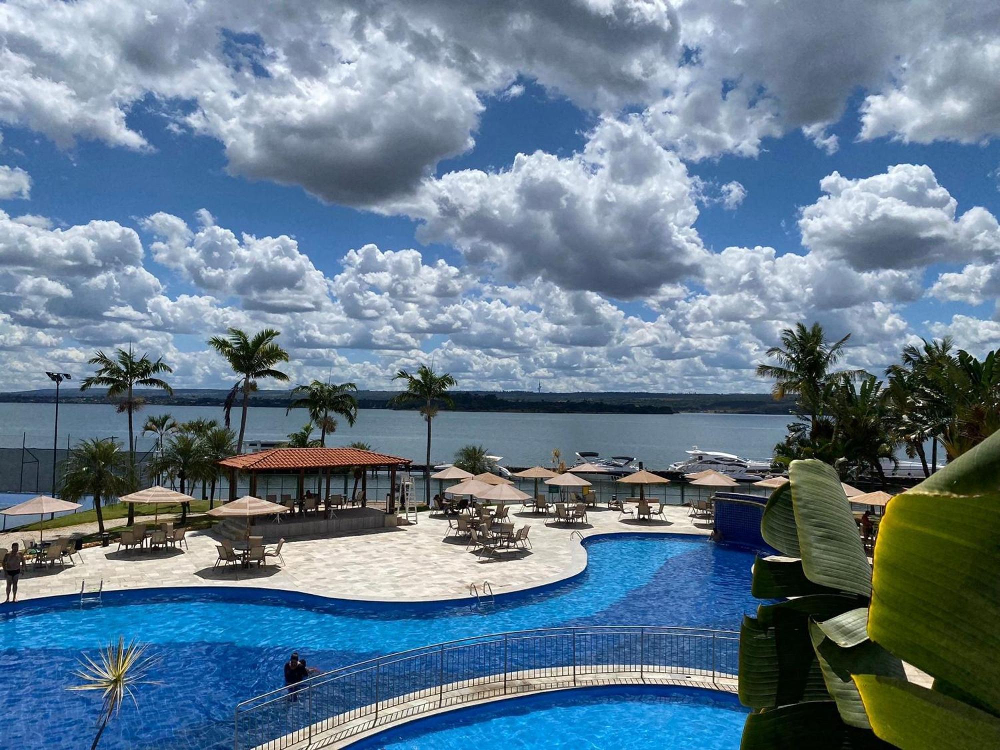 Luxuoso Flat Lake Side Com Vista Para O Lago Бразилиа Экстерьер фото
